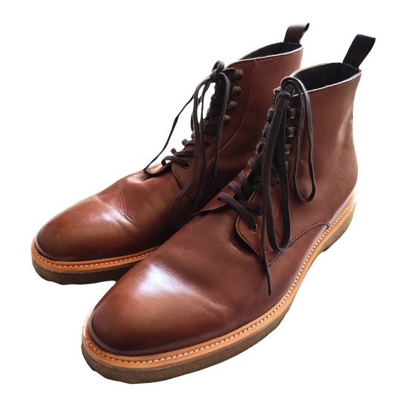 Millburn Co Men’s Lace-up Leather Boots - Picture 2 of 8